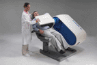 Image: The D-SPECT system (Photo courtesy of Spectrum Dynamics).